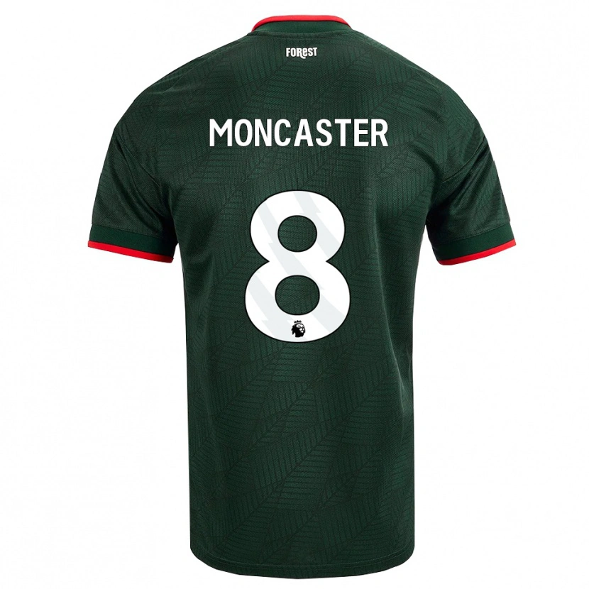 Danxen Heren Mai Moncaster #8 Donkergroen Rood Uitshirt Uittenue 2026/27 T-Shirt België
