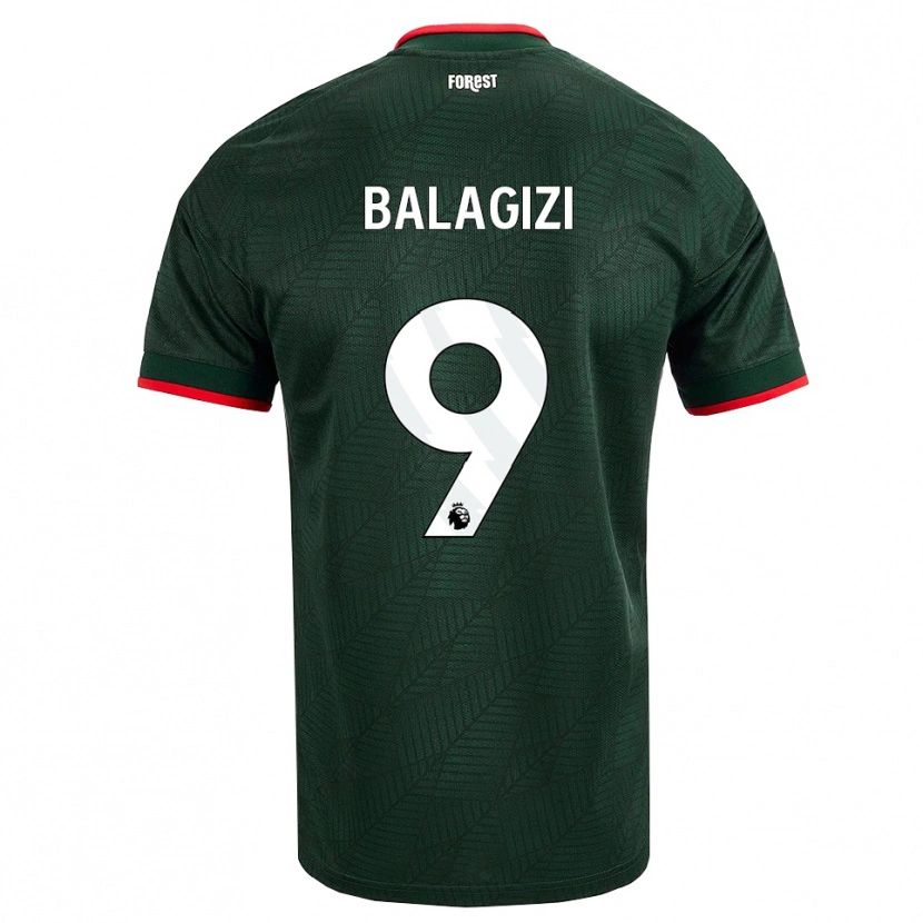 Danxen Heren Basima Balagizi #9 Donkergroen Rood Uitshirt Uittenue 2026/27 T-Shirt België