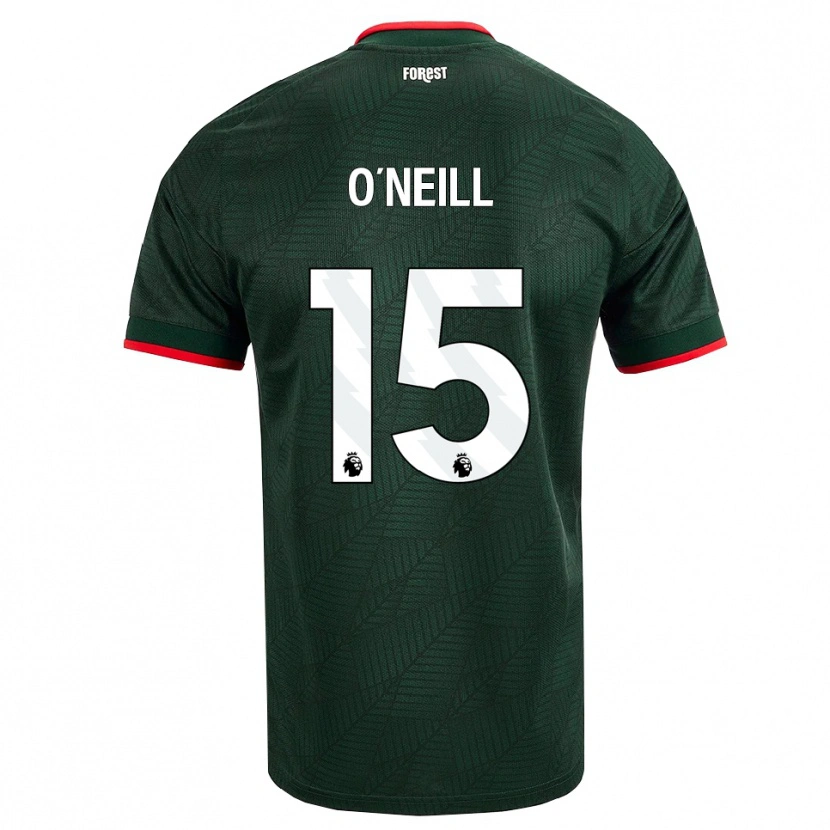 Danxen Heren Laura-Jayne O'neill #15 Donkergroen Rood Uitshirt Uittenue 2026/27 T-Shirt België