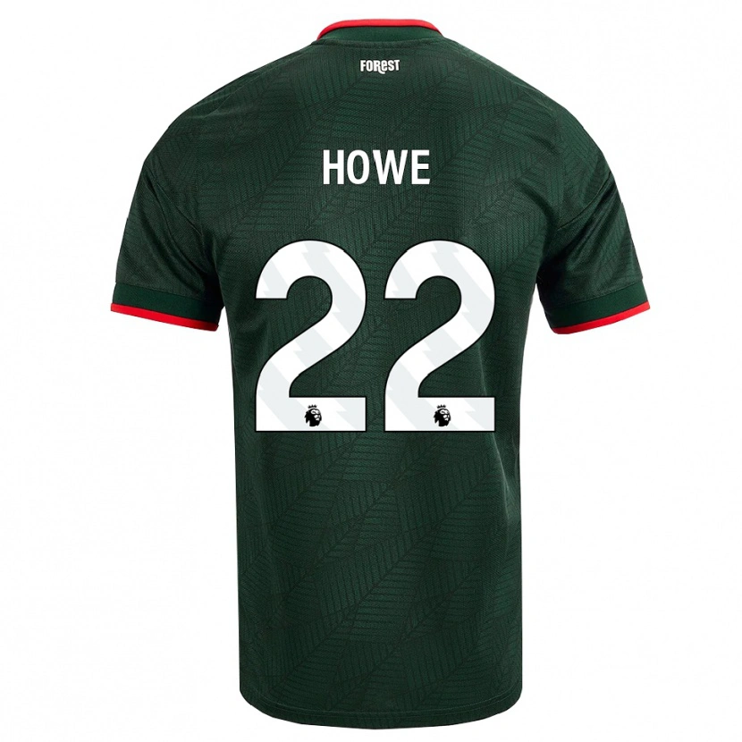 Danxen Heren Casey Howe #22 Donkergroen Rood Uitshirt Uittenue 2026/27 T-Shirt België