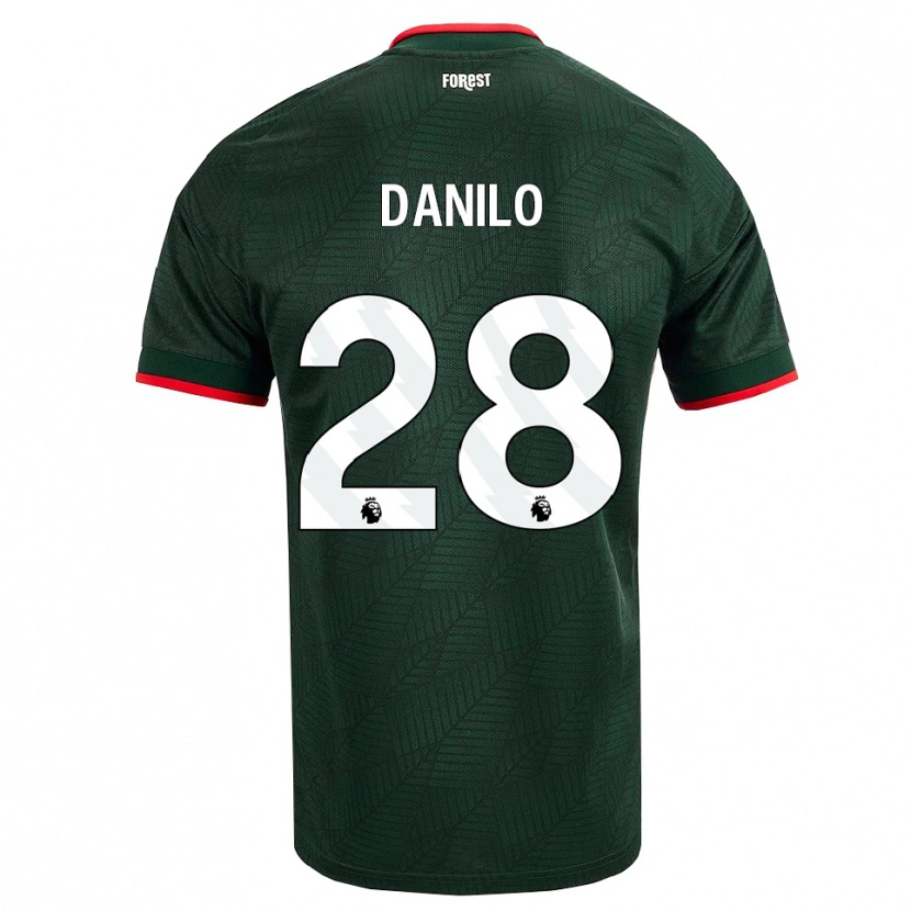 Danxen Heren Danilo #28 Donkergroen Rood Uitshirt Uittenue 2026/27 T-Shirt België