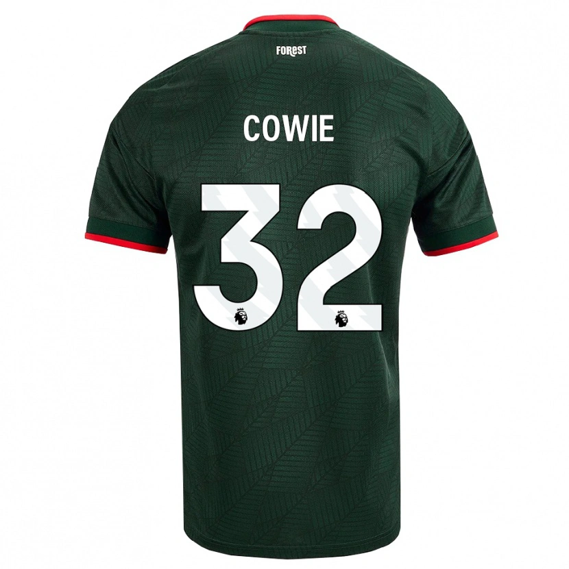 Danxen Heren Abi Cowie #32 Donkergroen Rood Uitshirt Uittenue 2026/27 T-Shirt België