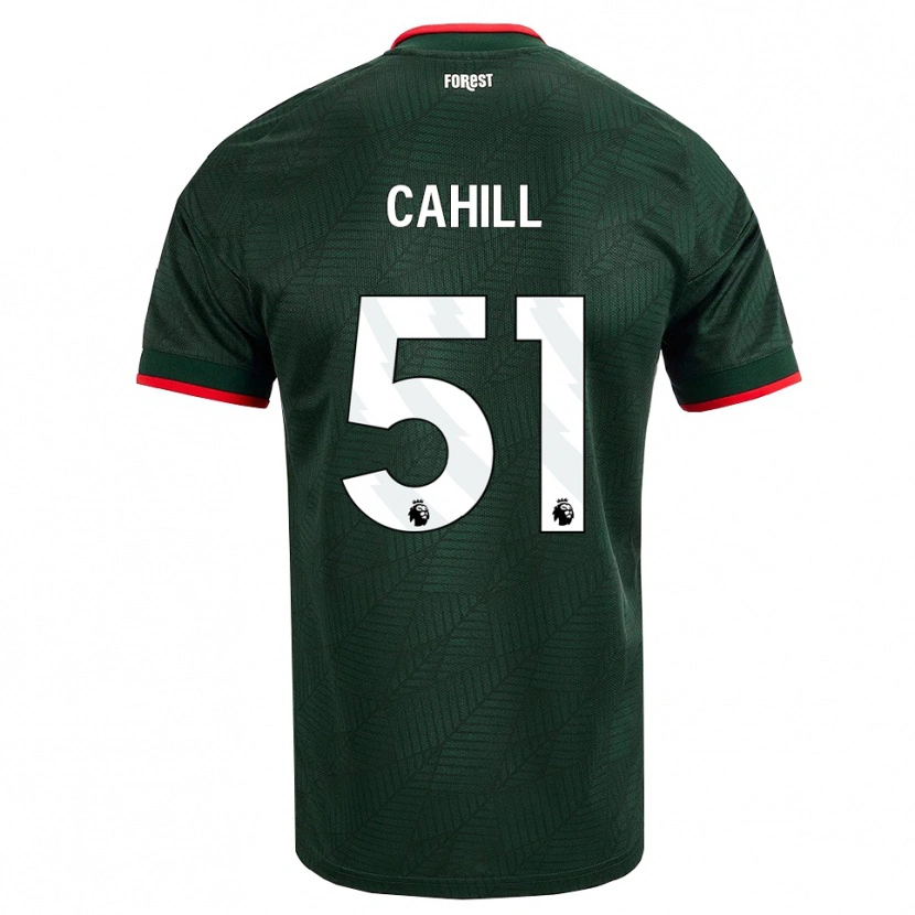 Danxen Heren Shae Cahill #51 Donkergroen Rood Uitshirt Uittenue 2026/27 T-Shirt België