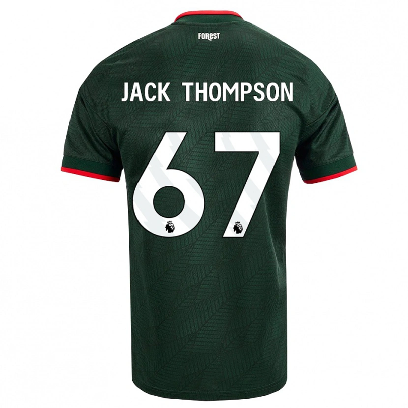 Danxen Heren Jack Thompson #67 Donkergroen Rood Uitshirt Uittenue 2026/27 T-Shirt België