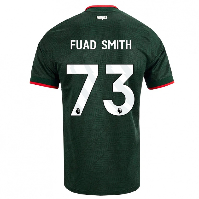 Danxen Heren Fuad Smith #73 Donkergroen Rood Uitshirt Uittenue 2026/27 T-Shirt België