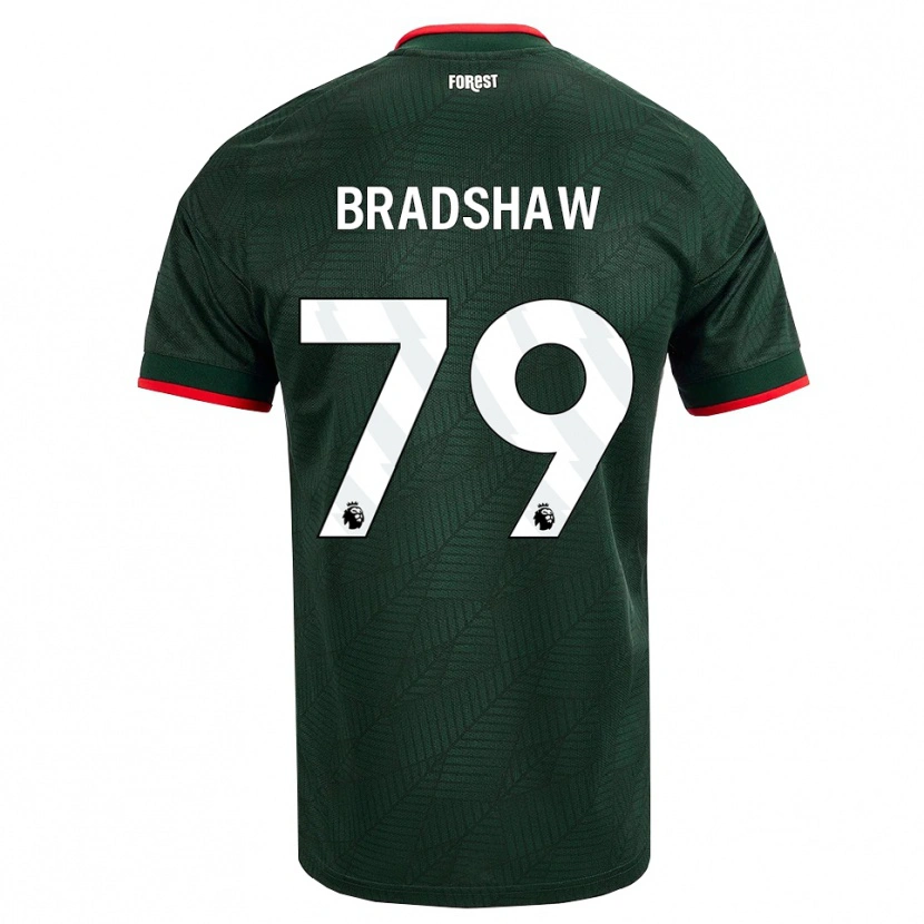 Danxen Heren Alfie Bradshaw #79 Donkergroen Rood Uitshirt Uittenue 2026/27 T-Shirt België