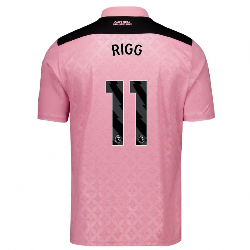 Danxen Heren Chris Rigg #11 Lichtroze Zwart Uitshirt Uittenue 2026/27 T-Shirt België