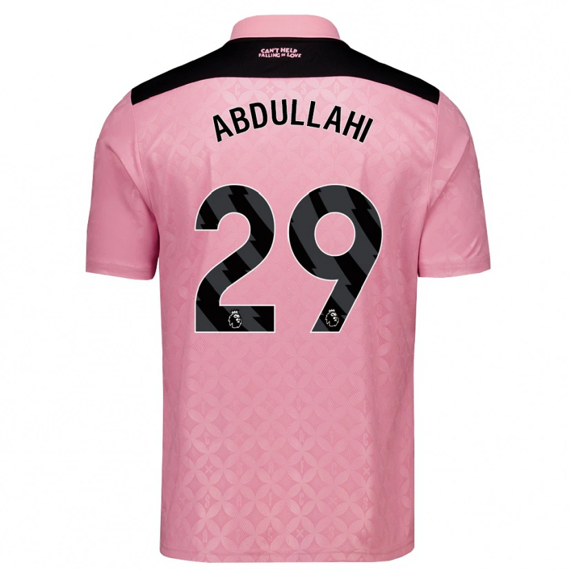 Danxen Heren Ahmed Abdullahi #29 Lichtroze Zwart Uitshirt Uittenue 2026/27 T-Shirt België