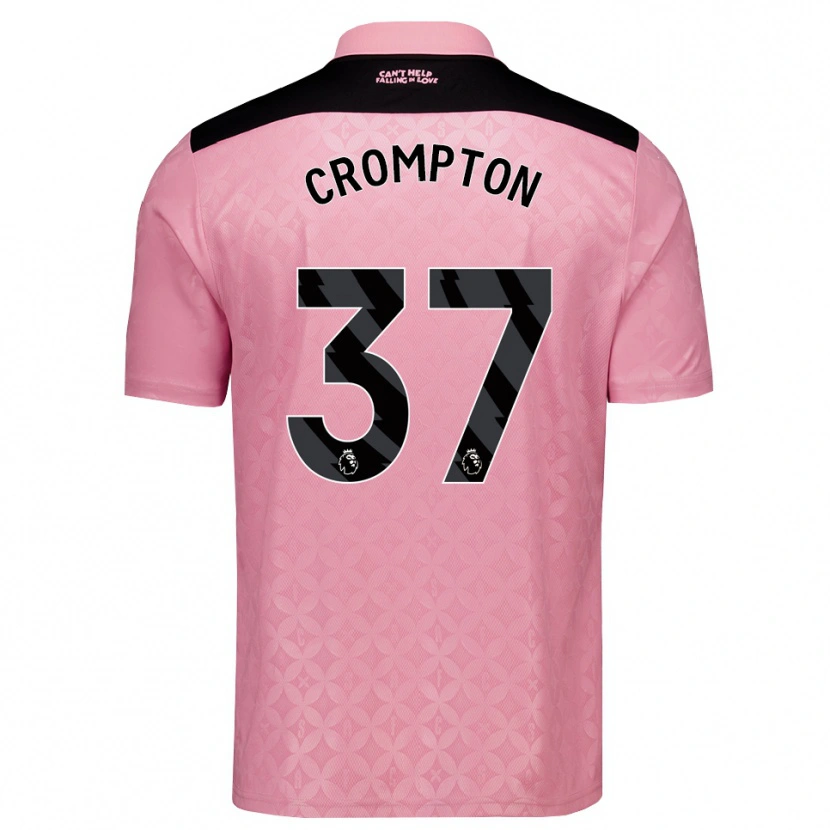 Danxen Heren Ben Crompton #37 Lichtroze Zwart Uitshirt Uittenue 2026/27 T-Shirt België