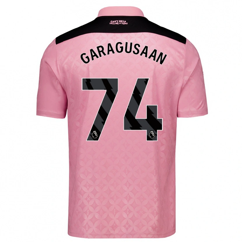 Danxen Heren Finn Geragusyan #74 Lichtroze Zwart Uitshirt Uittenue 2026/27 T-Shirt België