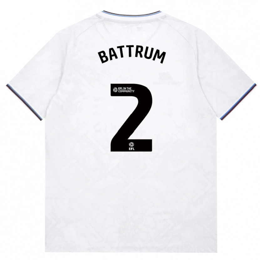 Danxen Heren Ryan Battrum #2 Bordeaux Wit Uitshirt Uittenue 2026/27 T-Shirt België