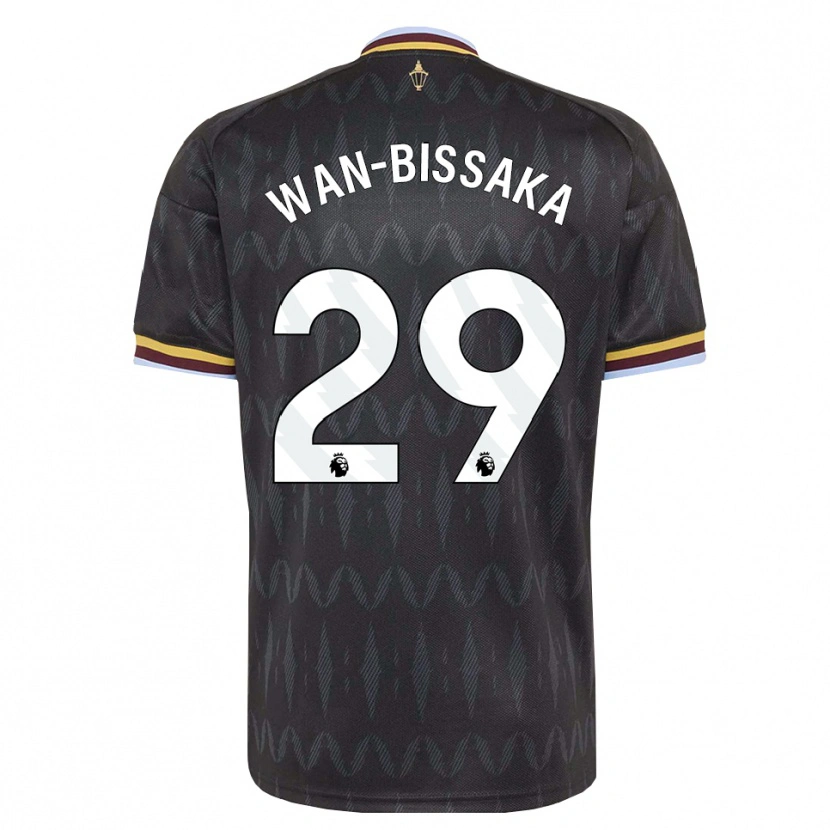 Danxen Heren Aaron Wan-Bissaka #29 Korenbloemblauw Zwart Geel Uitshirt Uittenue 2026/27 T-Shirt België