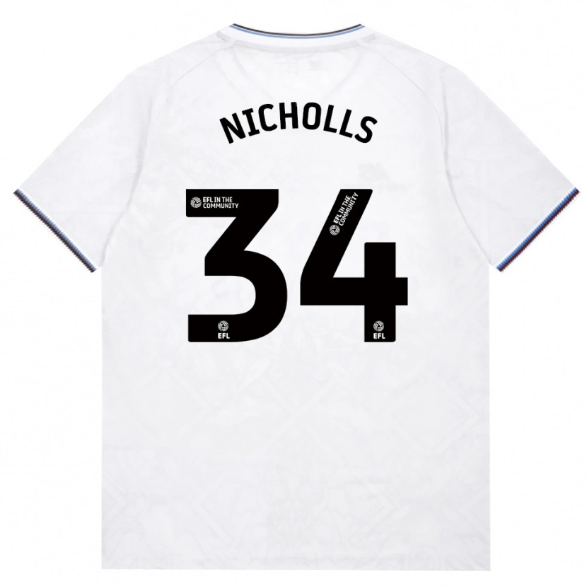 Danxen Heren Macey Nicholls #34 Bordeaux Wit Uitshirt Uittenue 2026/27 T-Shirt België