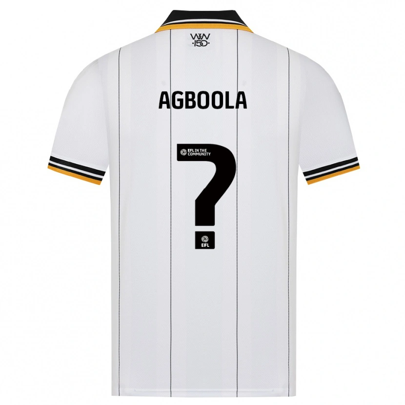 Danxen Heren Michael Agboola #0 Oranje Wit Zwart Uitshirt Uittenue 2026/27 T-Shirt België
