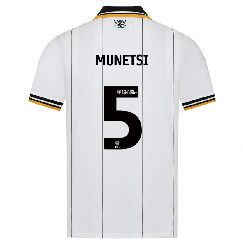 Danxen Heren Marshall Munetsi #5 Oranje Wit Zwart Uitshirt Uittenue 2026/27 T-Shirt België