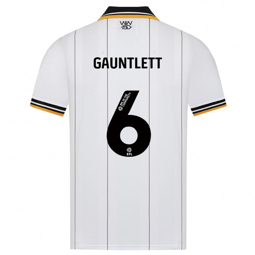 Danxen Heren Maz Gauntlett #6 Oranje Wit Zwart Uitshirt Uittenue 2026/27 T-Shirt België