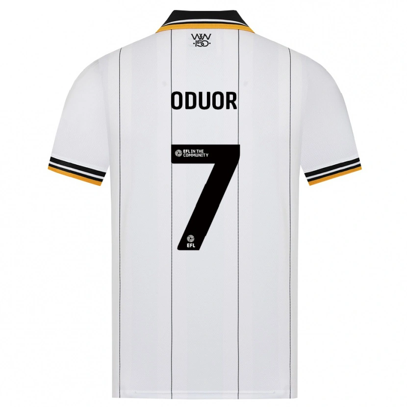 Danxen Heren Clive Oduor #7 Oranje Wit Zwart Uitshirt Uittenue 2026/27 T-Shirt België