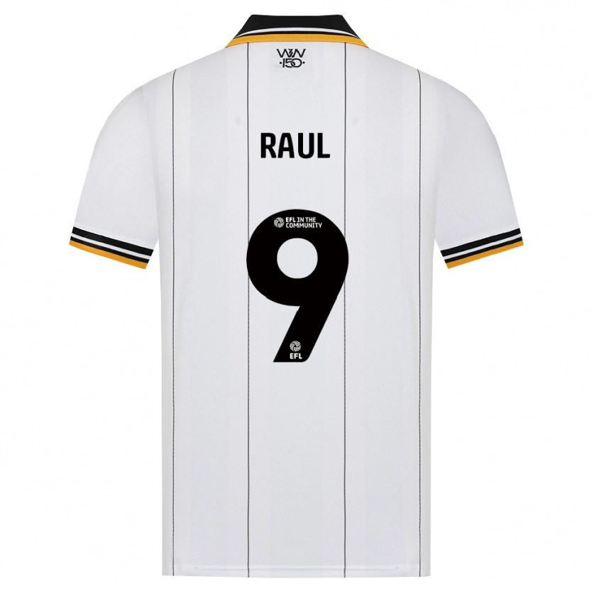 Danxen Heren Raúl Jiménez #9 Oranje Wit Zwart Uitshirt Uittenue 2026/27 T-Shirt België