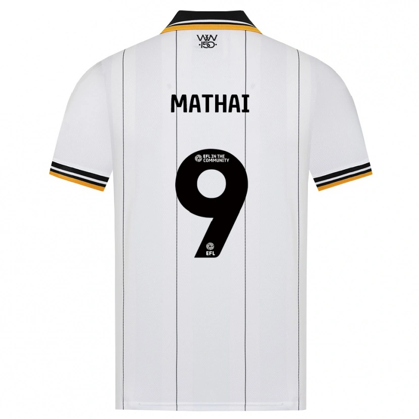 Danxen Heren Junior Mathai #9 Oranje Wit Zwart Uitshirt Uittenue 2026/27 T-Shirt België
