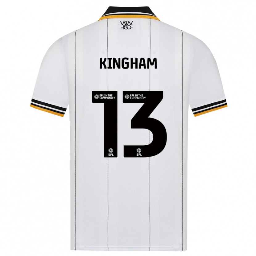 Danxen Heren Joshua Kingham #13 Oranje Wit Zwart Uitshirt Uittenue 2026/27 T-Shirt België