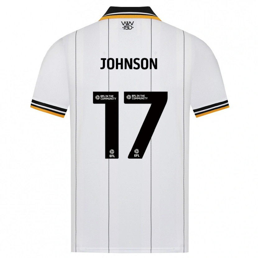 Danxen Heren Katie Johnson #17 Oranje Wit Zwart Uitshirt Uittenue 2026/27 T-Shirt België