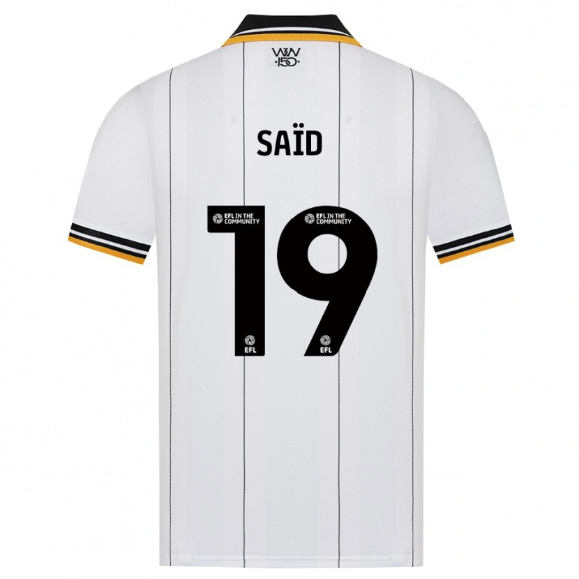 Danxen Heren Rafiki Saïd #19 Oranje Wit Zwart Uitshirt Uittenue 2026/27 T-Shirt België