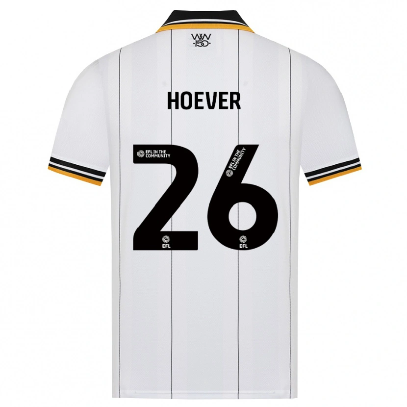 Danxen Heren Ki-Jana Hoever #26 Oranje Wit Zwart Uitshirt Uittenue 2026/27 T-Shirt België