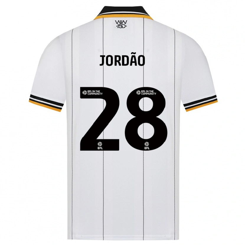 Danxen Heren Bruno Jordão #28 Oranje Wit Zwart Uitshirt Uittenue 2026/27 T-Shirt België