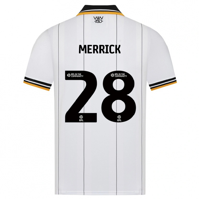 Danxen Heren Beth Merrick #28 Oranje Wit Zwart Uitshirt Uittenue 2026/27 T-Shirt België