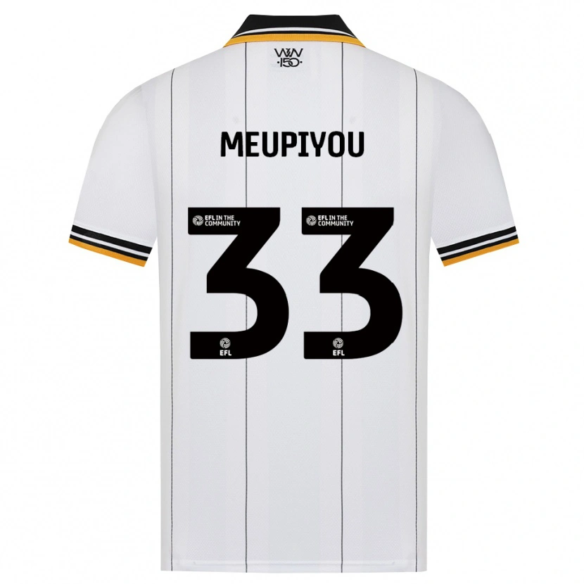 Danxen Heren Bastien Meupiyou #33 Oranje Wit Zwart Uitshirt Uittenue 2026/27 T-Shirt België