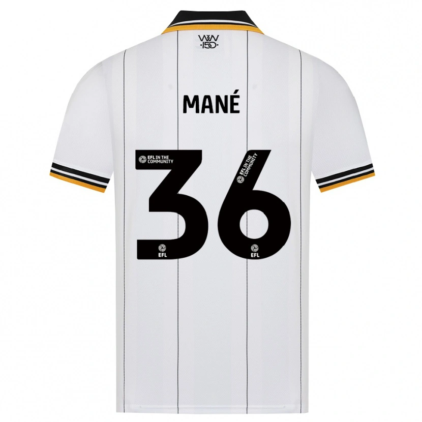 Danxen Heren Mateus Mané #36 Oranje Wit Zwart Uitshirt Uittenue 2026/27 T-Shirt België