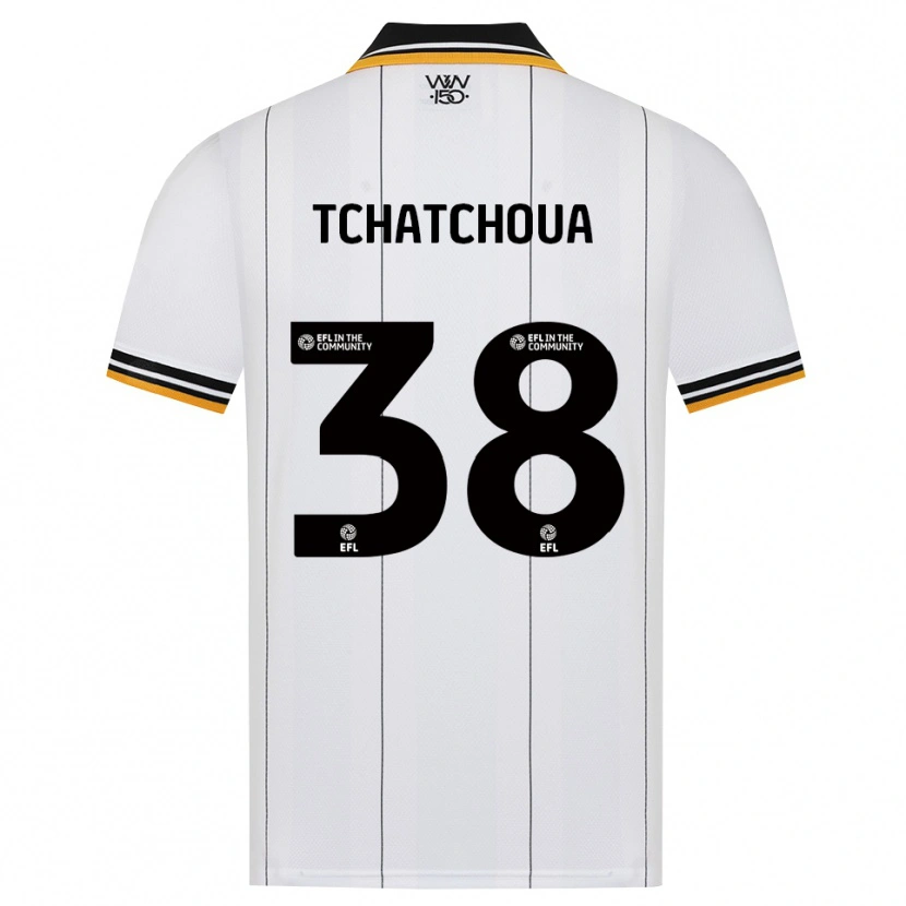 Danxen Heren Jackson Tchatchoua #38 Oranje Wit Zwart Uitshirt Uittenue 2026/27 T-Shirt België