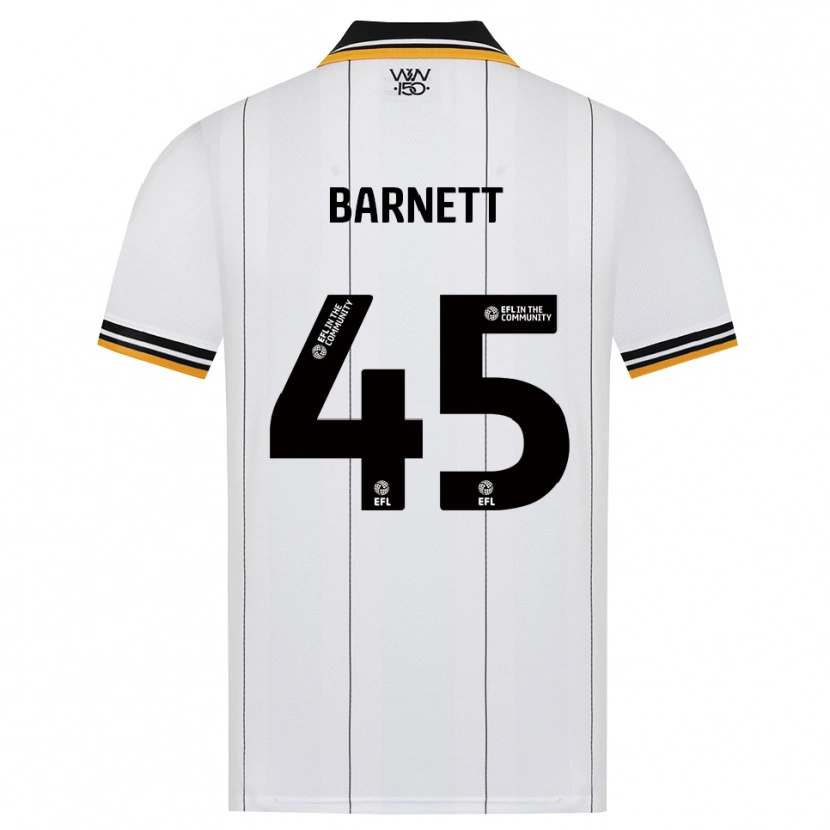 Danxen Heren Ty Barnett #45 Oranje Wit Zwart Uitshirt Uittenue 2026/27 T-Shirt België
