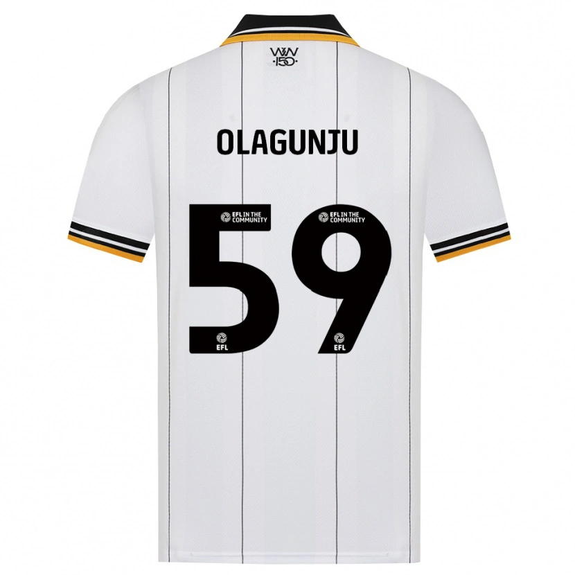 Danxen Heren Saheed Olagunju #59 Oranje Wit Zwart Uitshirt Uittenue 2026/27 T-Shirt België