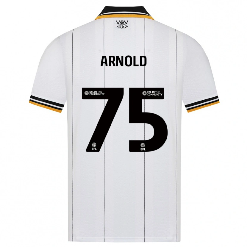 Danxen Heren Alfie Arnold #75 Oranje Wit Zwart Uitshirt Uittenue 2026/27 T-Shirt België