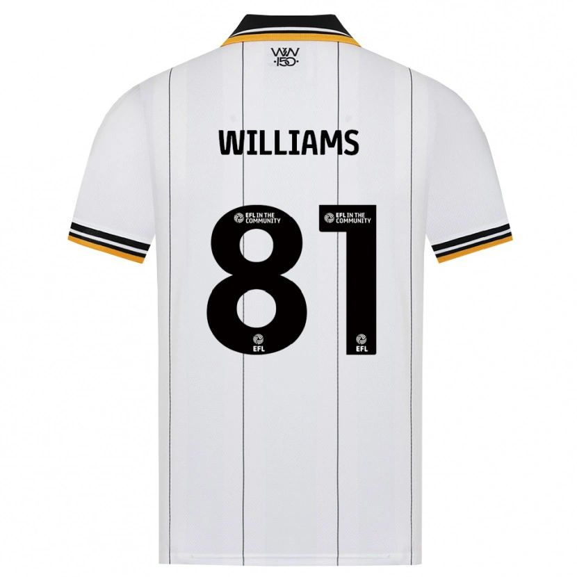 Danxen Heren Ashton Williams #81 Oranje Wit Zwart Uitshirt Uittenue 2026/27 T-Shirt België