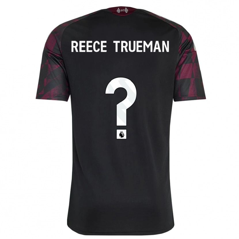 Danxen Heren Reece Trueman #0 Zwart Wit Paars Thuisshirt Derde Tenue 2026/27 T-Shirt België