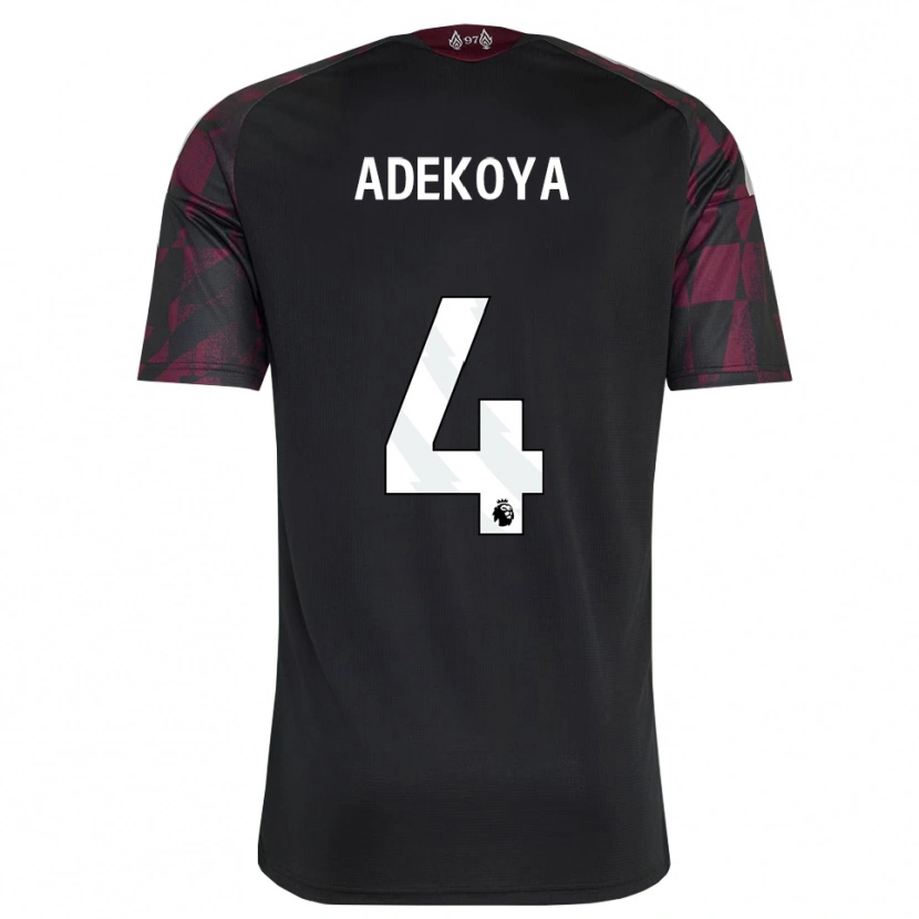 Danxen Heren Noah Adekoya #4 Zwart Wit Paars Thuisshirt Derde Tenue 2026/27 T-Shirt België