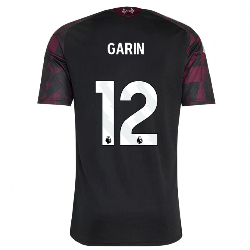 Danxen Heren Isaiah Garin #12 Zwart Wit Paars Thuisshirt Derde Tenue 2026/27 T-Shirt België