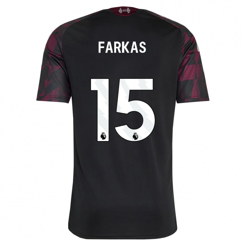 Danxen Heren Erik Farkas #15 Zwart Wit Paars Thuisshirt Derde Tenue 2026/27 T-Shirt België