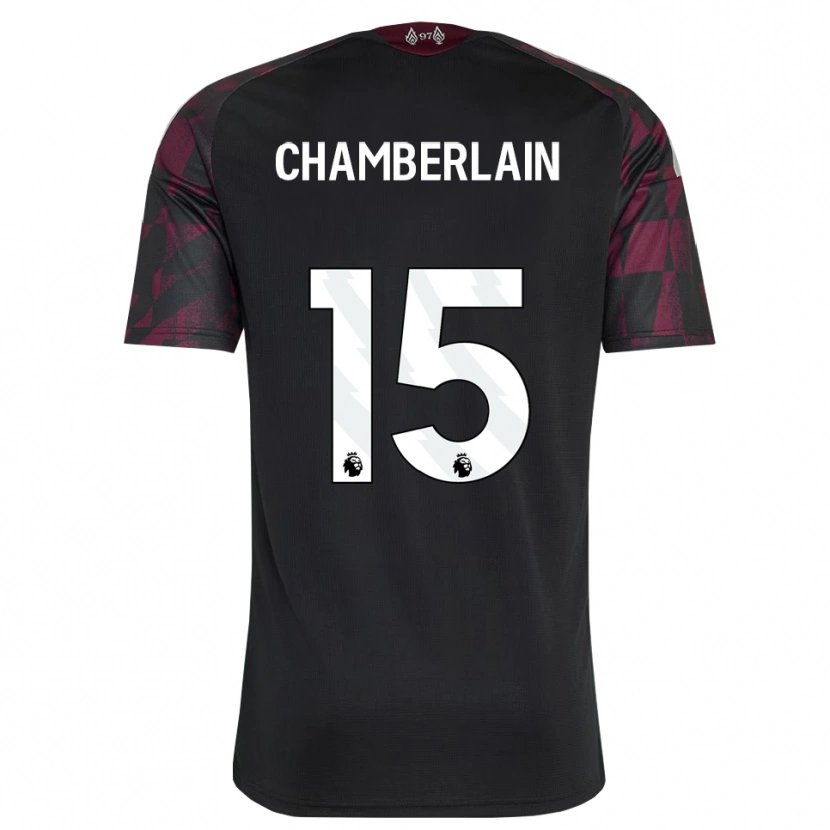 Danxen Heren Alex Oxlade Chamberlain #15 Zwart Wit Paars Thuisshirt Derde Tenue 2026/27 T-Shirt België