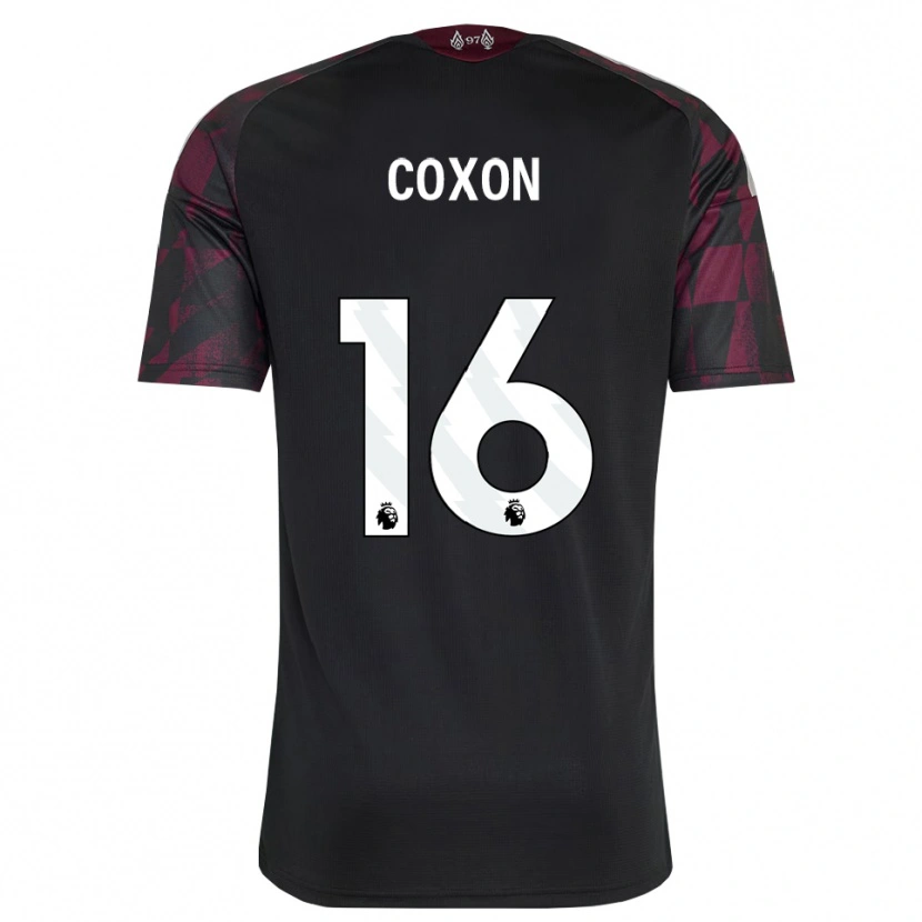 Danxen Heren Zak Coxon #16 Zwart Wit Paars Thuisshirt Derde Tenue 2026/27 T-Shirt België