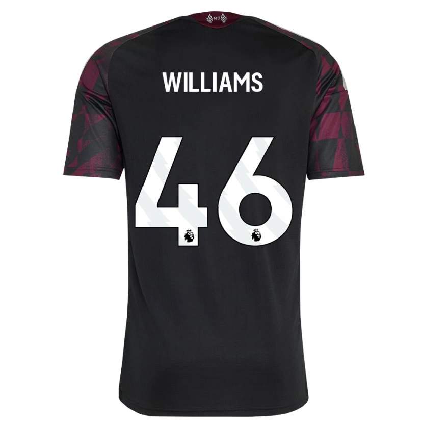 Danxen Heren Rhys Williams #46 Zwart Wit Paars Thuisshirt Derde Tenue 2026/27 T-Shirt België