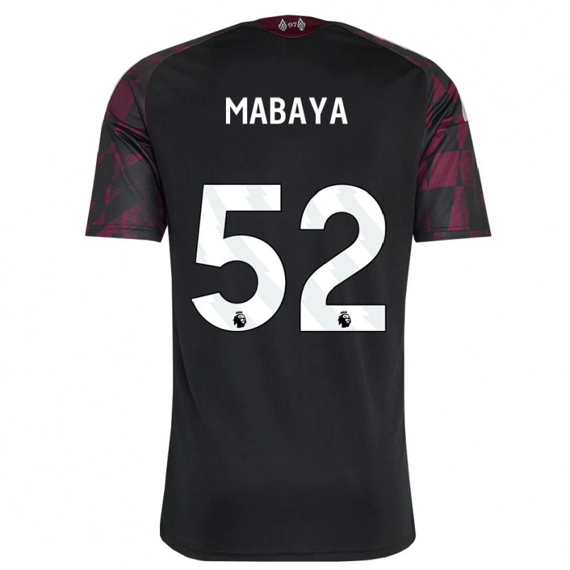 Danxen Heren Isaac Mabaya #52 Zwart Wit Paars Thuisshirt Derde Tenue 2026/27 T-Shirt België