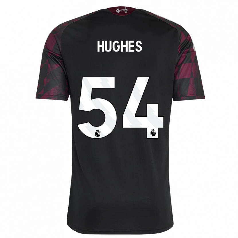 Danxen Heren Liam Hughes #54 Zwart Wit Paars Thuisshirt Derde Tenue 2026/27 T-Shirt België