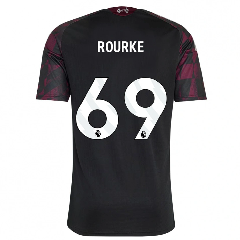 Danxen Heren Fidel O'rourke #69 Zwart Wit Paars Thuisshirt Derde Tenue 2026/27 T-Shirt België