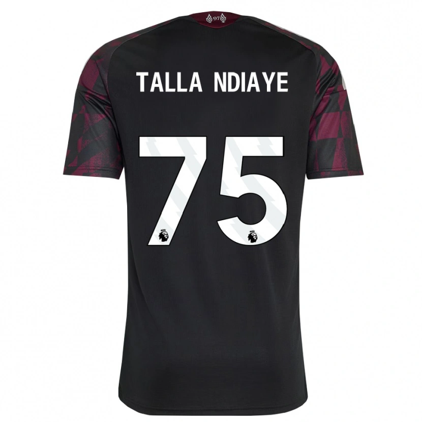 Danxen Heren Mor Talla Ndiaye #75 Zwart Wit Paars Thuisshirt Derde Tenue 2026/27 T-Shirt België