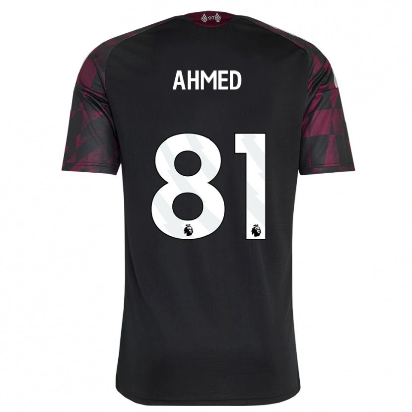Danxen Heren Karim Ahmed #81 Zwart Wit Paars Thuisshirt Derde Tenue 2026/27 T-Shirt België