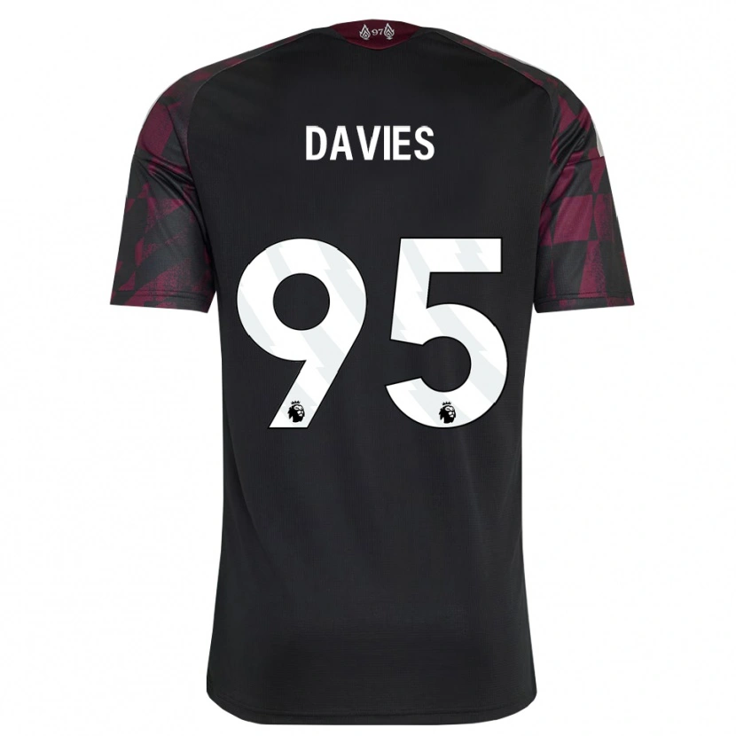 Danxen Heren Harvey Davies #95 Zwart Wit Paars Thuisshirt Derde Tenue 2026/27 T-Shirt België
