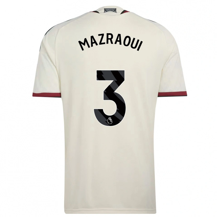 Danxen Heren Noussair Mazraoui #3 Beige Zwart Rood Thuisshirt Derde Tenue 2026/27 T-Shirt België